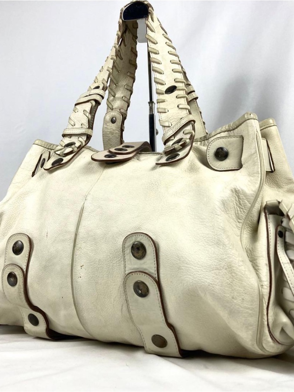 Ivory Chloe Silverado purse